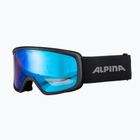 Maschera da sci Alpina Narkoja 2 Q-Lite black matt/blue s2