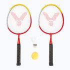 Set badminton per bambini VICFUN Mini Badminton rosso/giallo
