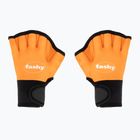 Fashy 4462 guanti da aquafitness in neoprene arancio/nero