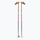 Bastone da sci di fondo LEKI PRC 750 rosso brillante/giallo neon/nero