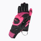 Guanti da sci da donna LEKI WCR Venom SL 3D nero/rosa