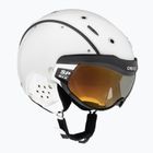 CASCO casco da sci SP-6 Visiera limitata bianco camaleonte
