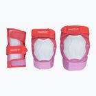 Set di protezioni Powerslide Standard Set red/pink
