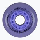 Ruote per pattini in linea Powerslide Neons LED 76 mm/85A 4 pcs. lilac