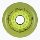 Ruote per pattini in linea Powerslide Neons LED 80 mm/85A 4 pcs. green