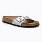 BIRKENSTOCK Madrid BF Ciabatte narrow argento