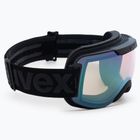 UVEX occhiali da sci da discesa 2000 V nero/verde specchiato variomatic