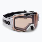 UVEX occhiali da sci da discesa 2000 V bianco/argento specchiato variomatic