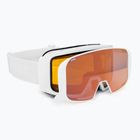UVEX occhiali da sci Saga To bianco lucido/rosa specchiato/oro lite/chiaro