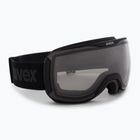 Occhiali da sci UVEX Downhill 2100 VPX black mat/variomatic polavision