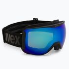 UVEX Downhill 2100 CV occhiali da sci nero mat/specchio blu colourvision verde