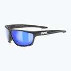 Occhiali da sole UVEX Sportstyle 706 nero opaco/blu specchiato