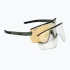 Occhiali da sole UVEX Sportstyle 236 Set verde muschio nero opaco/giallo specchio