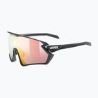 Occhiali da sole UVEX Sportstyle 231 2.0 V nero opaco/rosso specchiante
