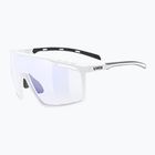 Occhiali da sole UVEX Mtn Perform V bianco opaco/blu specchiante