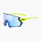 Occhiali da sole UVEX Sportstyle 231 2.0 blu giallo opaco/blu specchiato