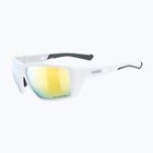 Occhiali da sole UVEX Mtn Venture CV white matte/mirror gold