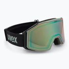 UVEX occhiali da sci Gravity FM verde acido opaco/specchio opale arancione chiaro