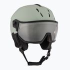Casco da sci UVEX Instinct Visor verde ossido opaco/argento specchiato/fumo