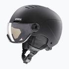 Casco da sci UVEX Wanted Visor Pro V nero opaco