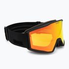 Maschera da sci UVEX Blast CV black matt/mirror rainbow