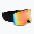 Maschera da sci UVEX Provoqe V black matt/vario rainbow mirror