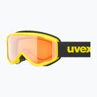 Maschera da sci junior UVEX Speedy Nova Jr yellow/lasergold
