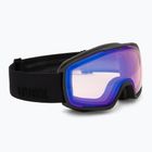 Maschera da sci UVEX Victorious S V black matt/vario blue mirror