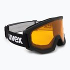 Maschera da sci UVEX Athletic LGL matt black/yellow/clear