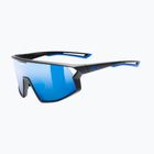 Occhiali da sole Uvex Skyryse black matt/mirror blue