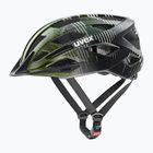 Casco da bici per bambini UVEX Air Wing 2 CC dark olive/black matt