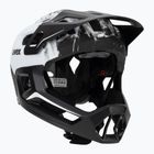 Casco da bici per bambini UVEX React Fullface Jr black/white matt