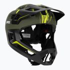 Casco da bici per bambini UVEX React Fullface Jr dark olive matt