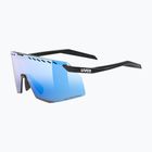 Occhiali da sole UVEX Pace Stage CV black matt/mirror blue