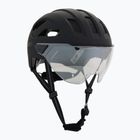 Casco da ciclismo UVEX Stride Visor black matt/lite mirror silver