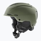 Casco da sci UVEX Resolution khaki matt