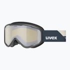 Maschera da sci per bambini UVEX Speedy Nova FM S2 black matt/mirror silver