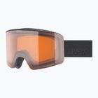 Maschera da sci UVEX Ignite LG S2 black matte / orange
