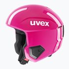 Casco da sci per bambini UVEX Race Up pink