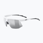 Occhiali da sole UVEX Aerios Small V white matt/smoke