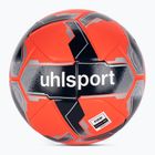 Calcio uhlsport Match Addglue fluo rosso / marina / argento dimensioni 5
