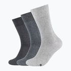 Skechers Basic Uomo 3 paia di calzini grigio chiaro melange