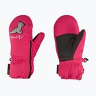 Guanti da sci per bambini ZIENER LE Zoo Minis rosa pop