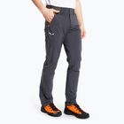 Pantaloni softshell da uomo Salewa Pedroc 3 DST onyx/arancio fluo