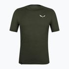 T-shirt Salewa Agner da uomo, oliva scuro