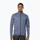 Felpa trekking Salewa da uomo Puez Waffle Hyb PL HD blu java