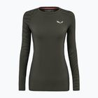 Maglia termica da donna Salewa Cristallo Warm AMR dark olive