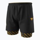 Pantaloncini da corsa DYNAFIT Trail 2IN1 da uomo, tabacco nero out