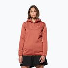 Felpa trekking donna Salewa Puez Altavia PL HD rosso etruscastro