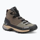 Stivali da trekking Salewa da donna Puez Leather Mid Ptx bungee cord / onyx